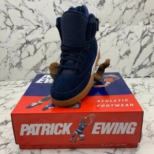Men’s PATRICK EWING 33 HI Navy | White | Gum Sneakers NWT